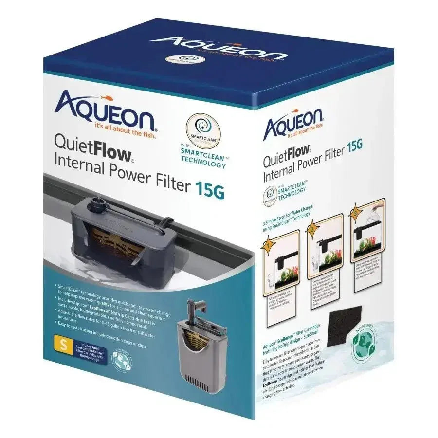 Aqueon QuietFlow® Internal Filter with SmartClean™ Technology - Talis Us