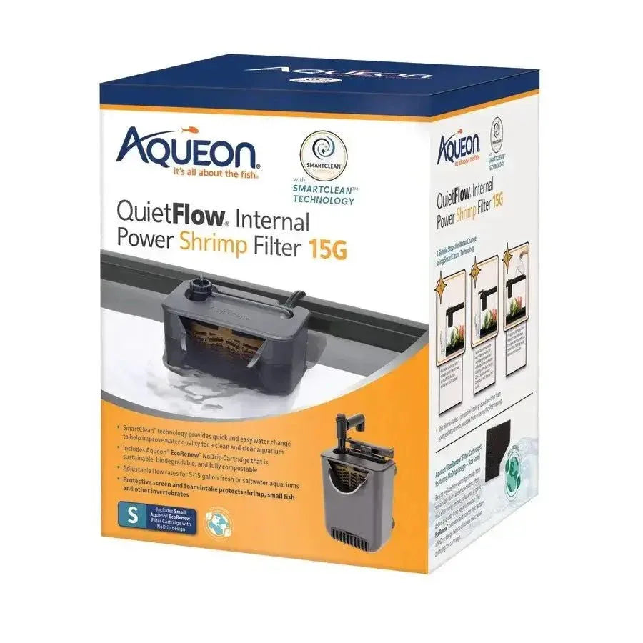 Aqueon QuietFlow SmartClean Internal Shrimp Filter - Talis Us