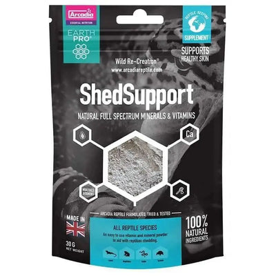 Arcadia EarthPro Shed Support Natural Full Spectrum Minerals & Vitamins 30g Arcadia