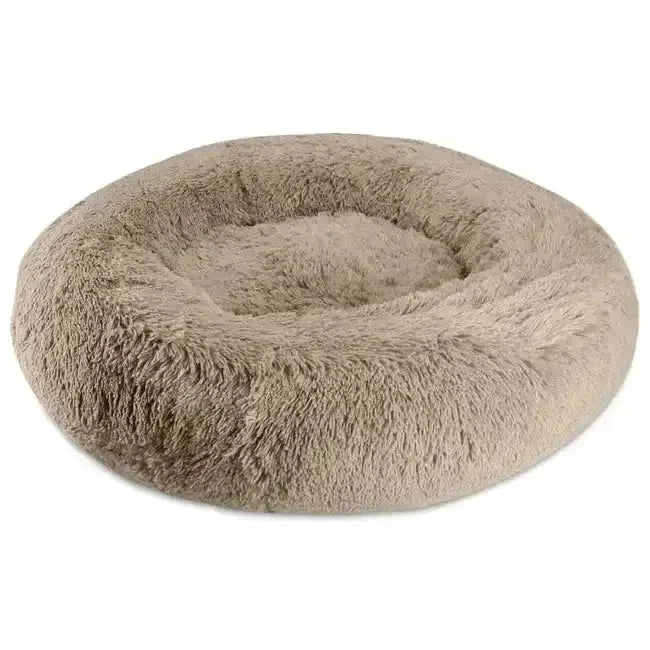 Arlee Shaggy Donut Anti Anxiety Warming Cozy Soft Dog Bed - Talis Us