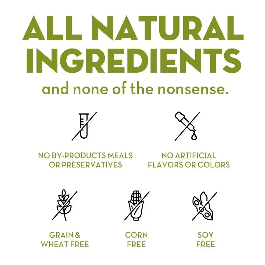 AvoDerm salmon and vegetables dog food featuring all natural ingredients and no artificial preservatives