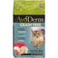 AvoDerm Grain Free Tuna with Lobster & Crab Meals Dry Cat Food features a cat image, tuna, lobster, and crab illustrations, plus text highlighting tuna as the first ingredient, grain-free formula, and omega-rich avocados.