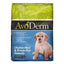 AvoDerm Natural Chicken Meal & Brown Rice Formula Dry Puppy Food, corn-free with DHA for development, antioxidants, and avocado for skin and coat health. 15 lb bag features a golden puppy on the packaging.