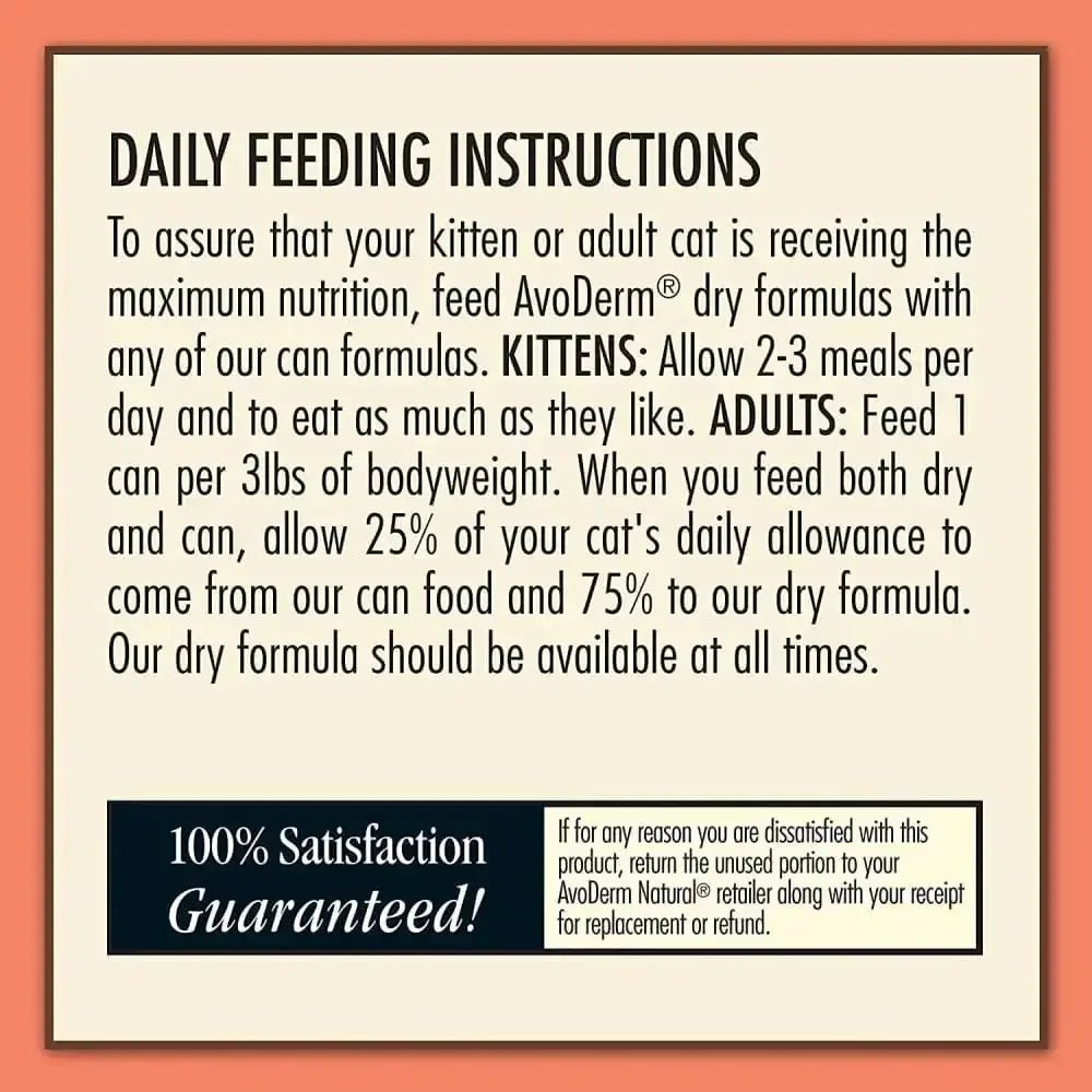 AvoDerm Natural Grain Free Salmon Entrée in Consommé Wet Cat Food 24 / 3 oz - Talis Us