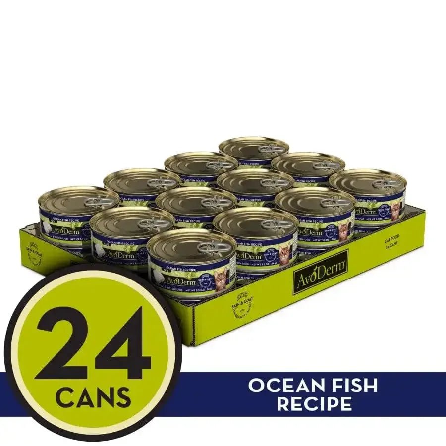 AvoDerm Natural Ocean Fish Formula Wet Cat Food 24ea/5.5 oz - Talis Us