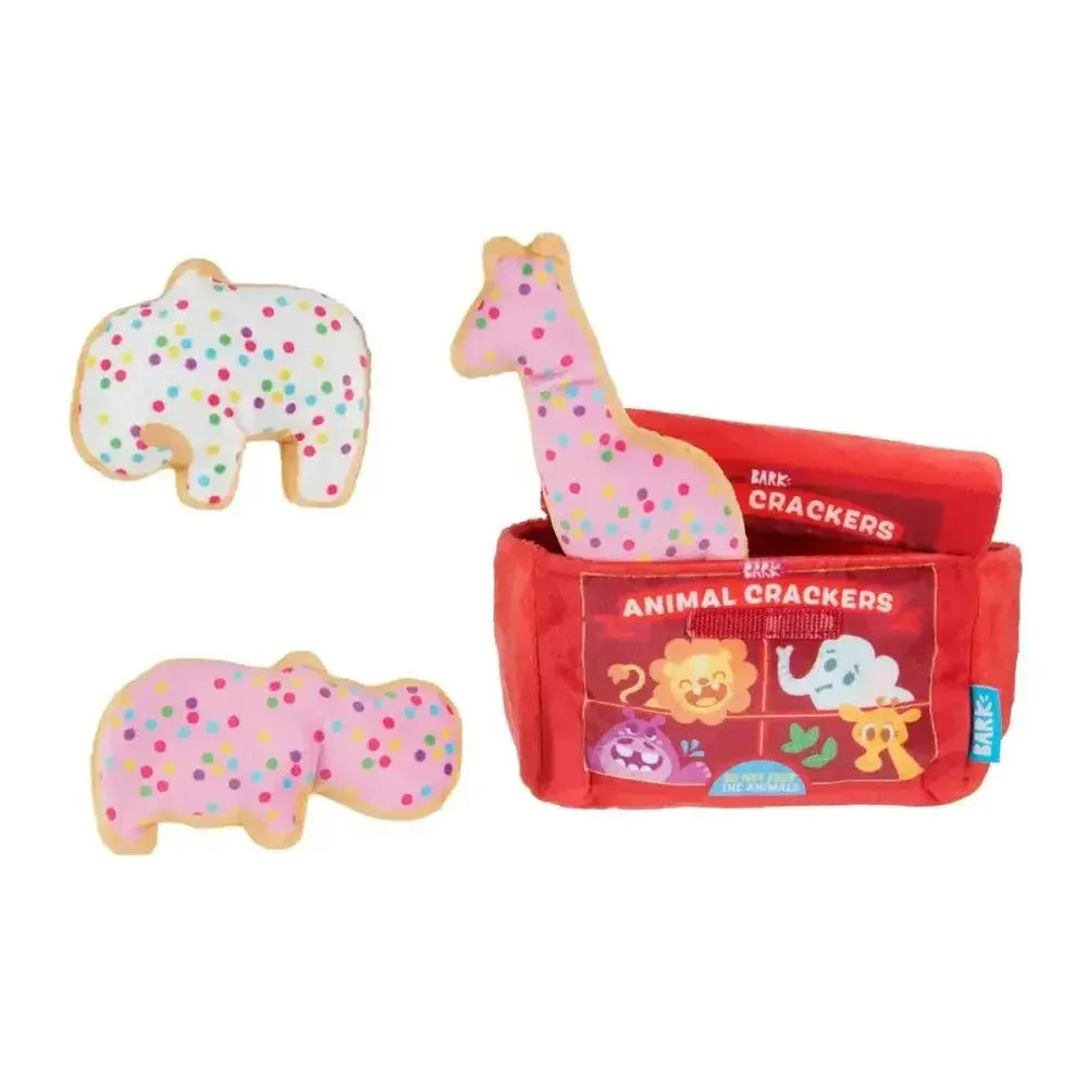 BARK Animal Squeakers Snacks Plush Dog Toy - Talis Us