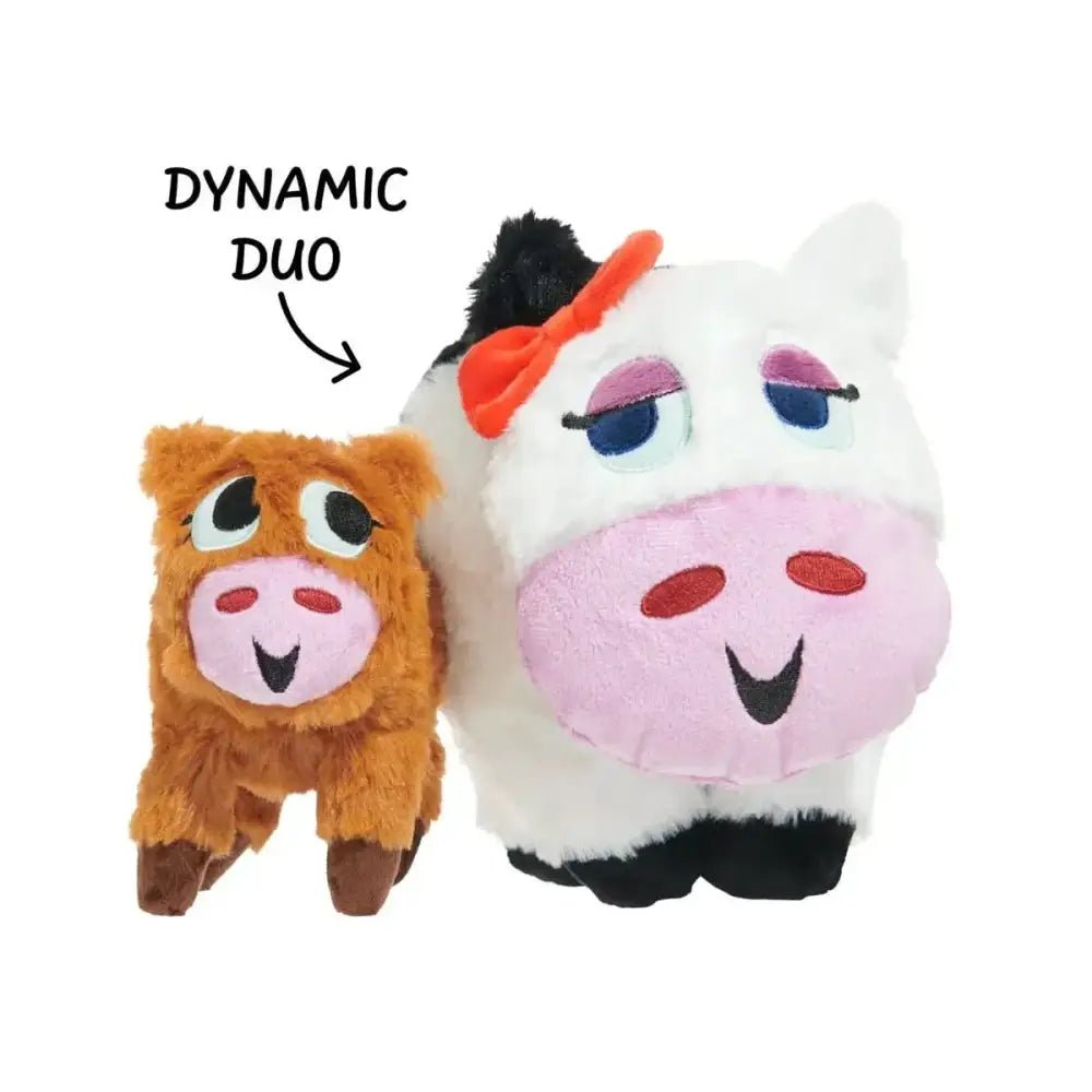 BARK Cow Dog Plush Toy - Fun & Cuddly Pet Playmate - Talis Us