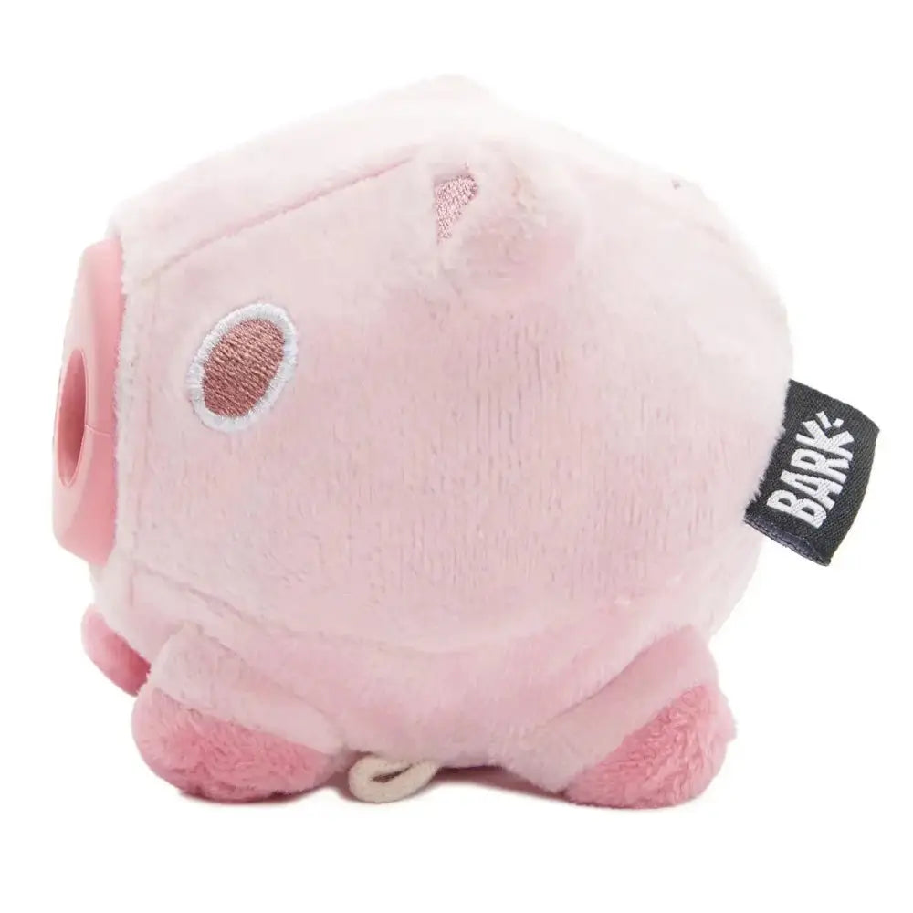 BARK Hambone Pig Hog Rubber Super Chewer Dog Toy Pink Medium - Talis Us