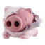 BARK Hambone Pig Hog Rubber Super Chewer Dog Toy Pink Medium - Talis Us