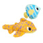 BARK Leopold Leopard Shark Multi - Part Squeaky Plush Dog Toy - Talis Us