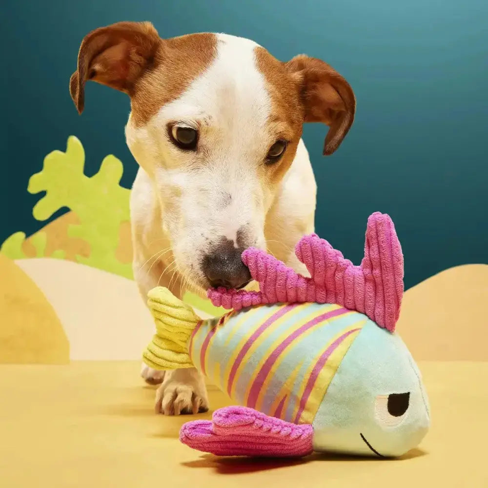 BARK Lion Fish Larry Dog Plush Toy - Talis Us