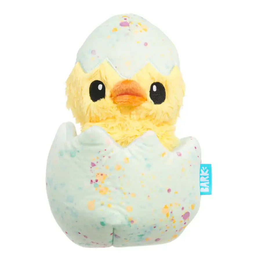 BARK plush dog toy chick with a cute design and soft texture for playful pet fun