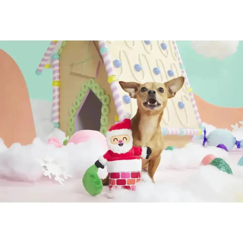 BARK Santa's Chimney Shimmy Dog Toys - Talis Us