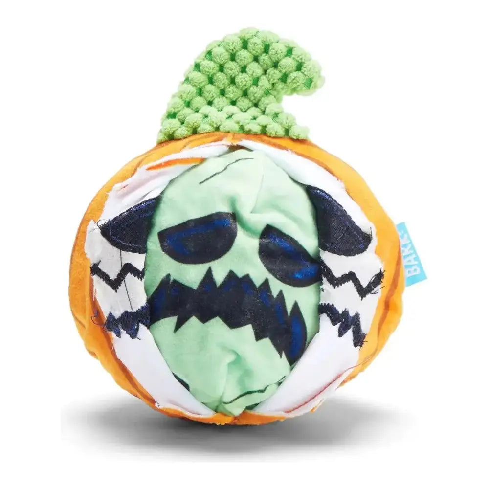 BARK Snarl the Gnarly Pumpkin Halloween Plush Dog Toy - Talis Us