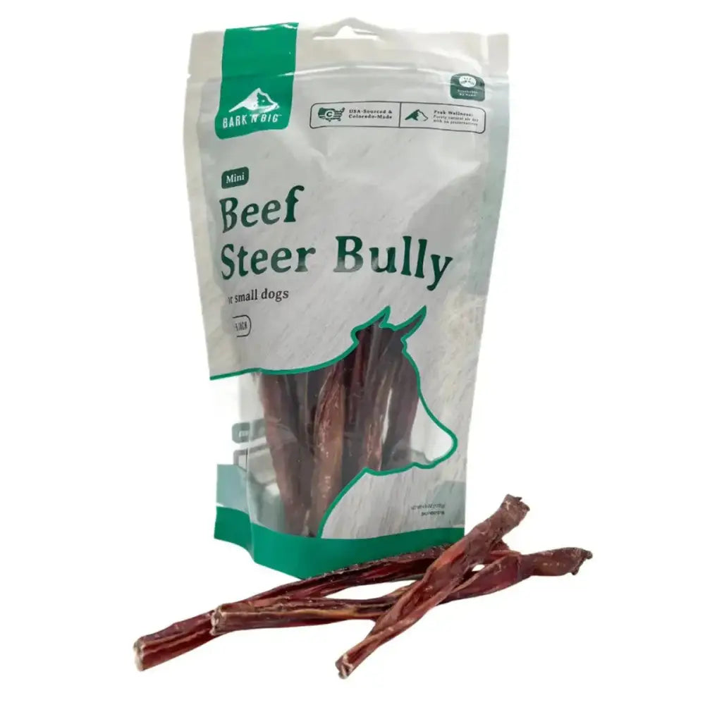 BarkNBig Beef Steer Bully Dog Treats - Talis Us
