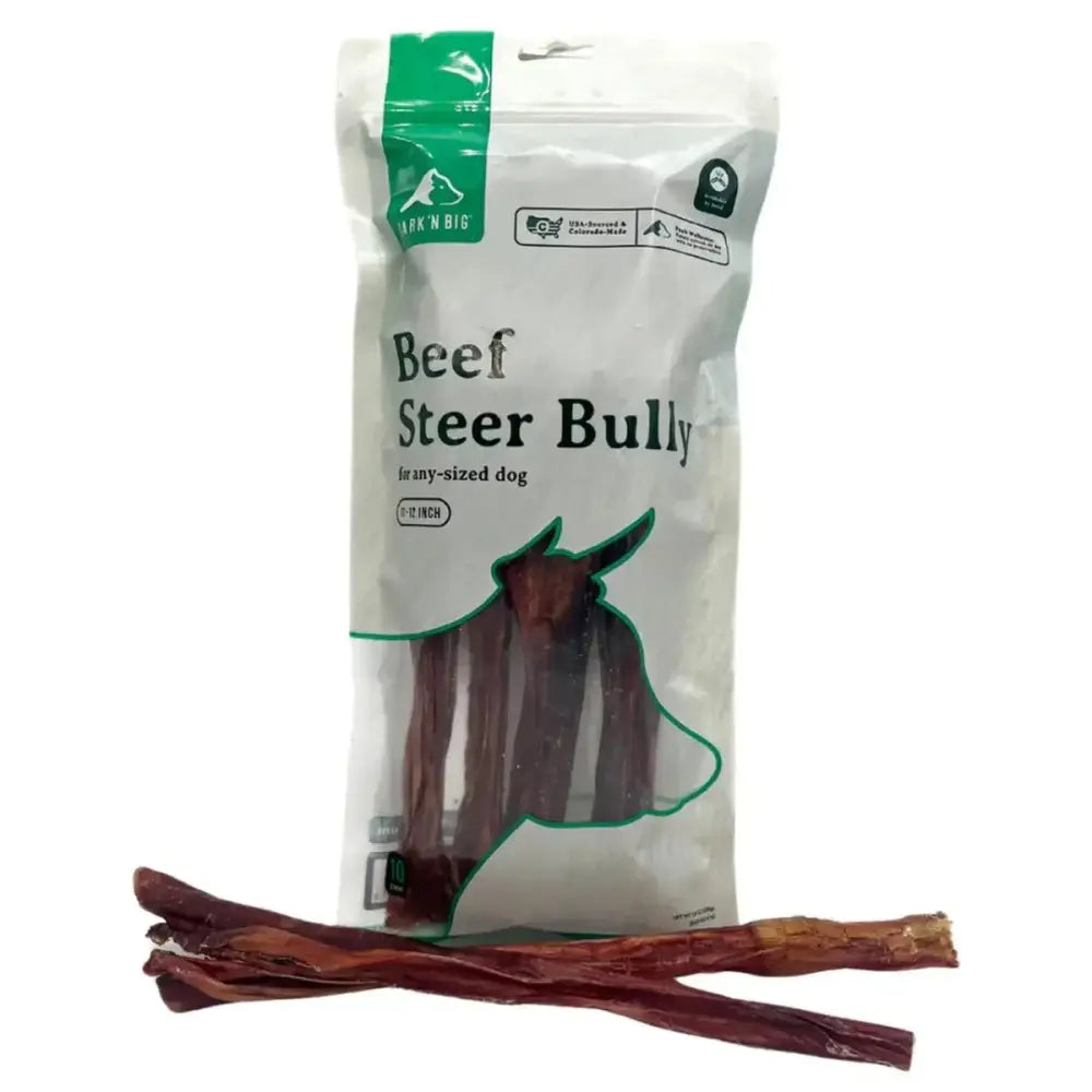 BarkNBig Beef Steer Bully Dog Treats - Talis Us