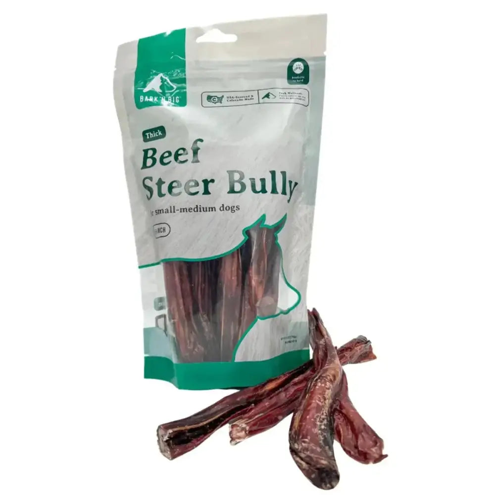 BarkNBig Beef Steer Bully Dog Treats - Talis Us
