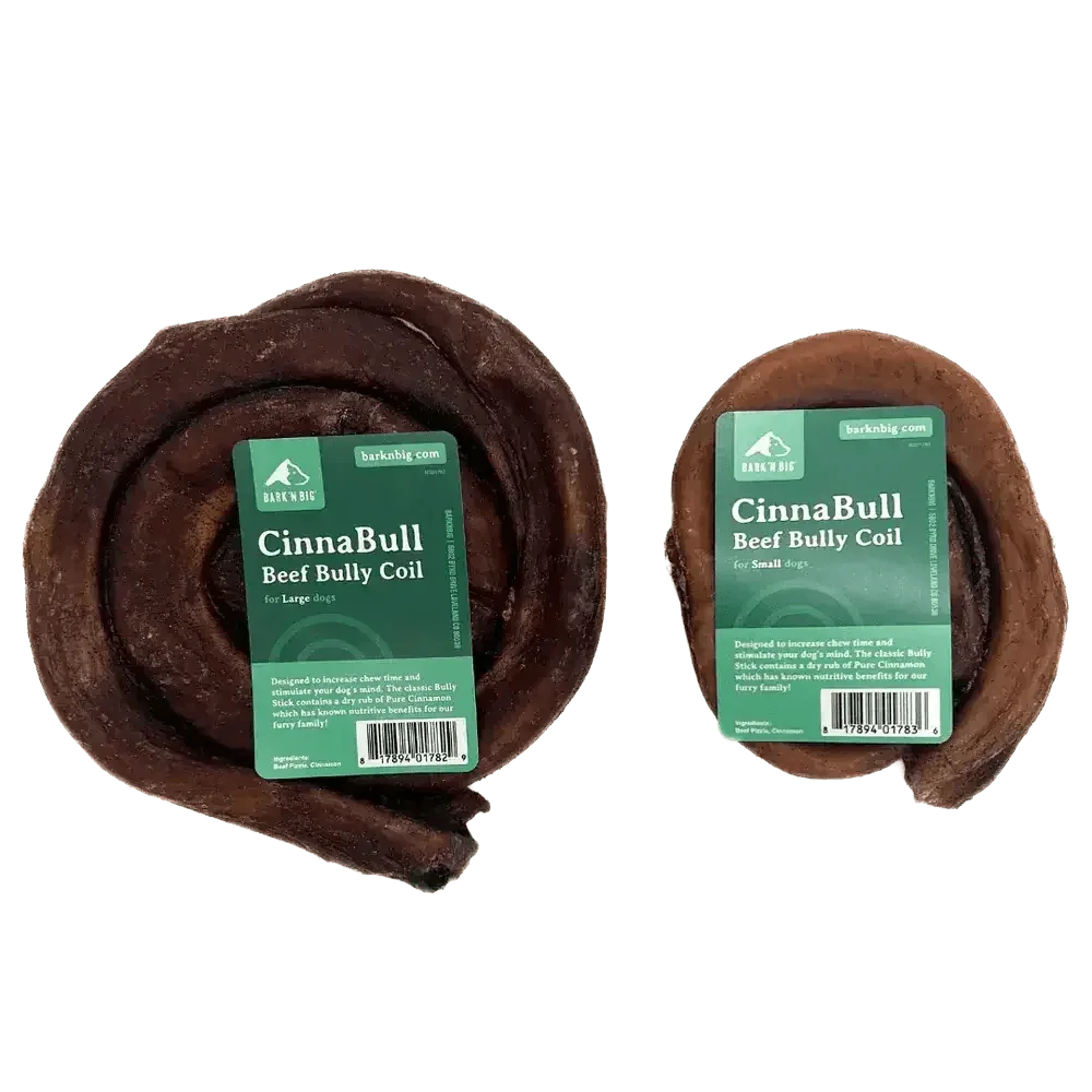 BarkNBig CinnaBull Bully Coil Dog Treats 1ct - Talis Us