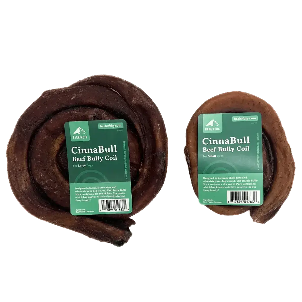 BarkNBig CinnaBull Bully Coil Dog Treats 1ct - Talis Us