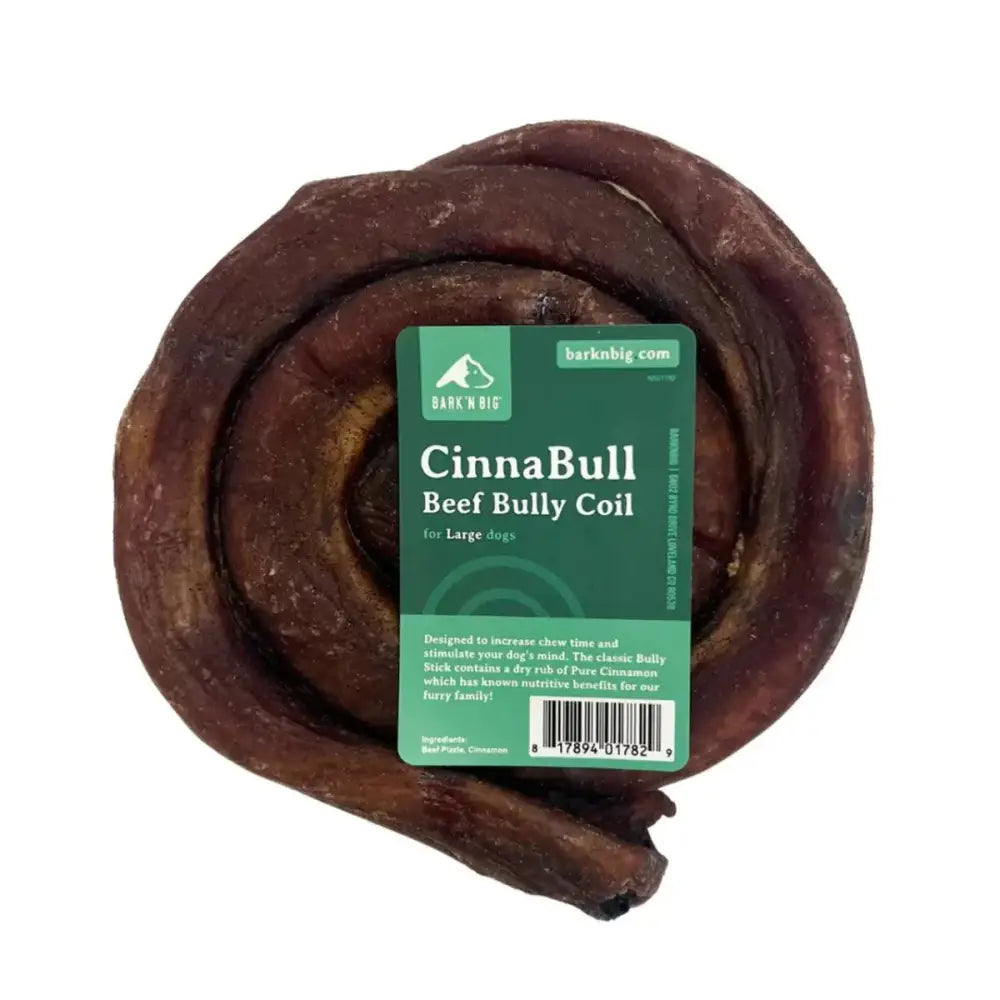 BarkNBig CinnaBull Bully Coil Dog Treats 1ct - Talis Us