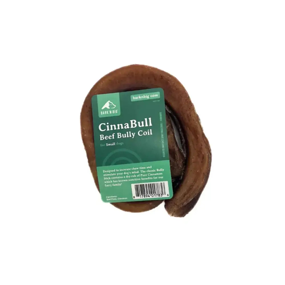 BarkNBig CinnaBull Bully Coil Dog Treats 1ct - Talis Us