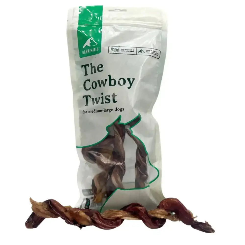 BarkNBig CowBoy Twist Dog Treats - Talis Us