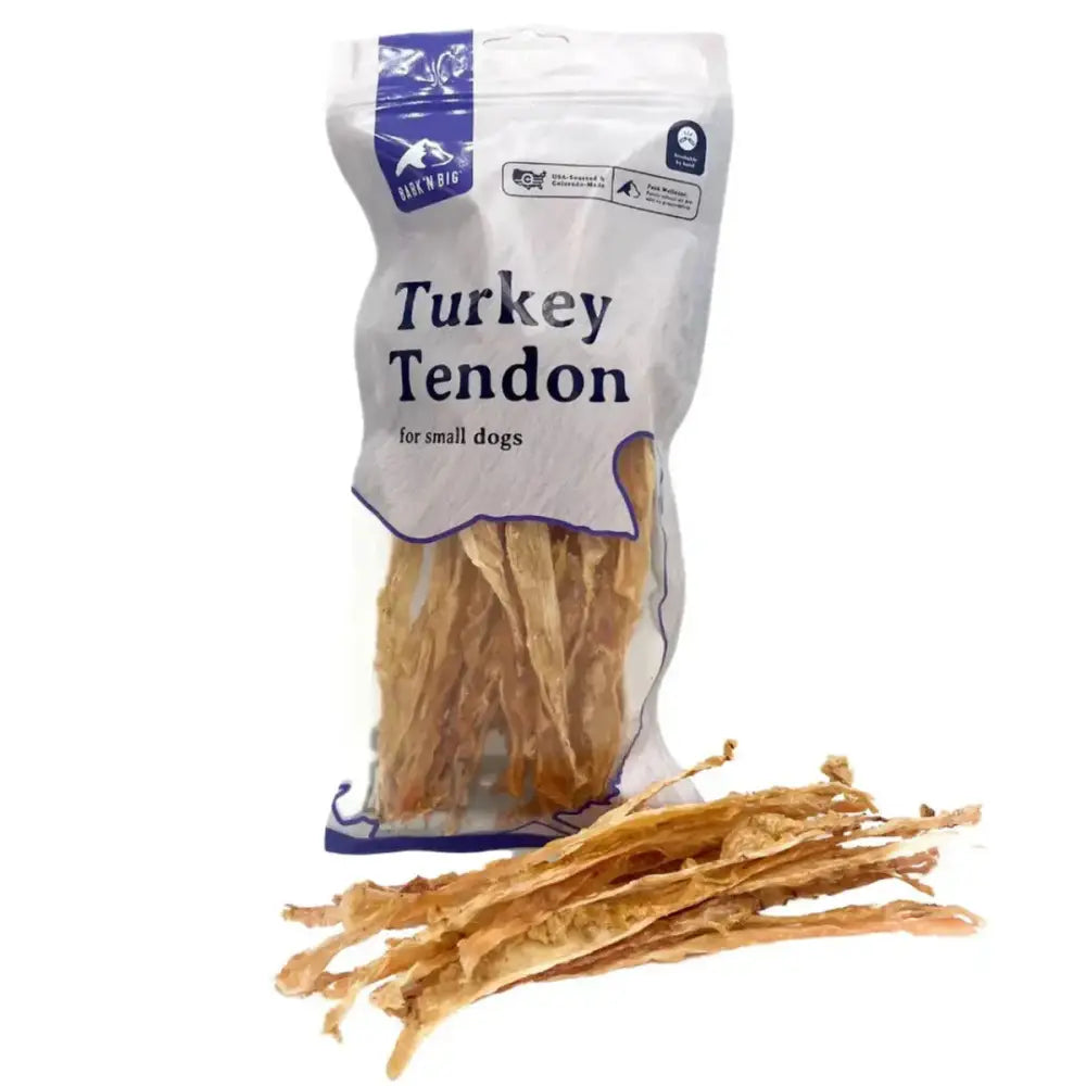 BarkNBig Dehydrated Turkey Tendon Dog Treats - Talis Us