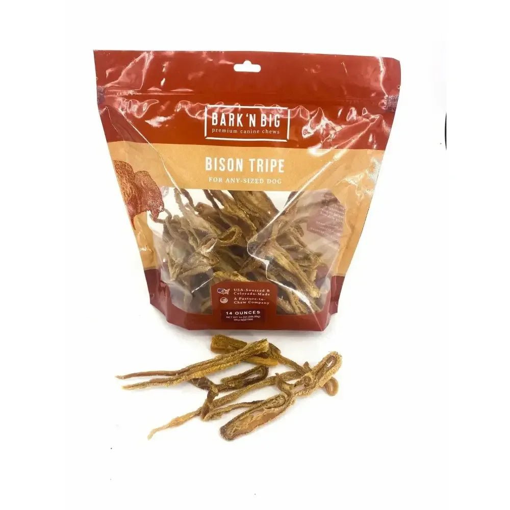 BarknBig Natural Premium Bison TripeTreats for Dogs 14oz - Talis Us