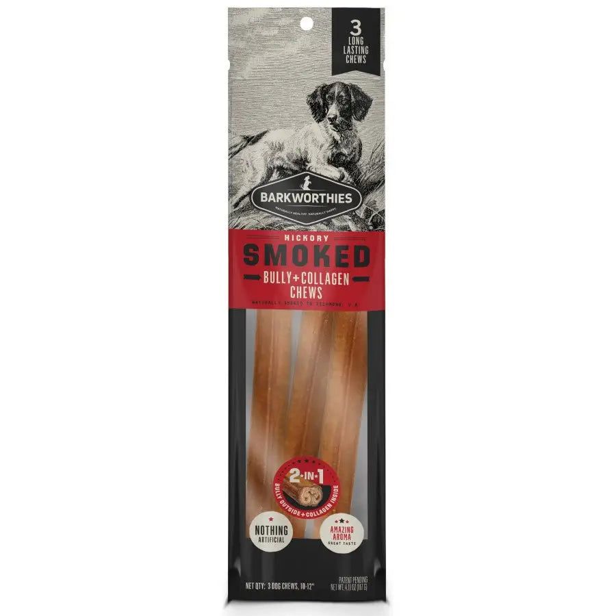 Barkworthies Smoked Bully+Collagen Dog Chew - Talis Us