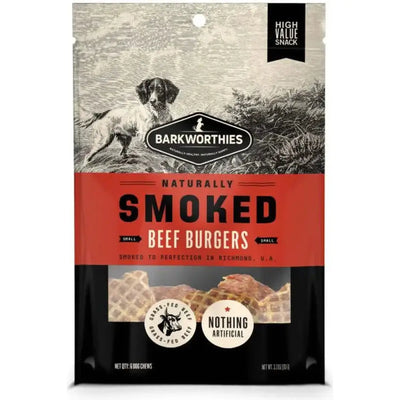 Barkworthies Smoked Burgers Dog Treats 6pk - Talis Us