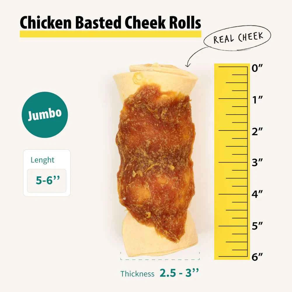 Talis Us Cheek Rolls with Chicken - 5-6" 1ct