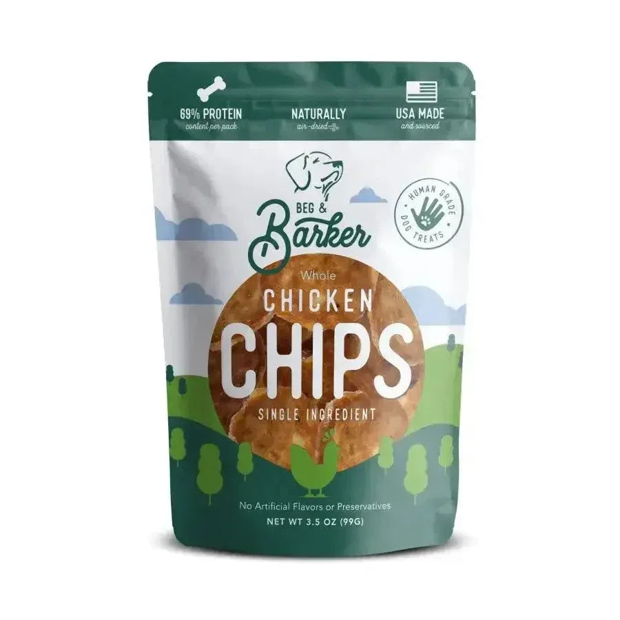 Beg & Barker Whole Chicken Chips Dog Treats - Talis Us