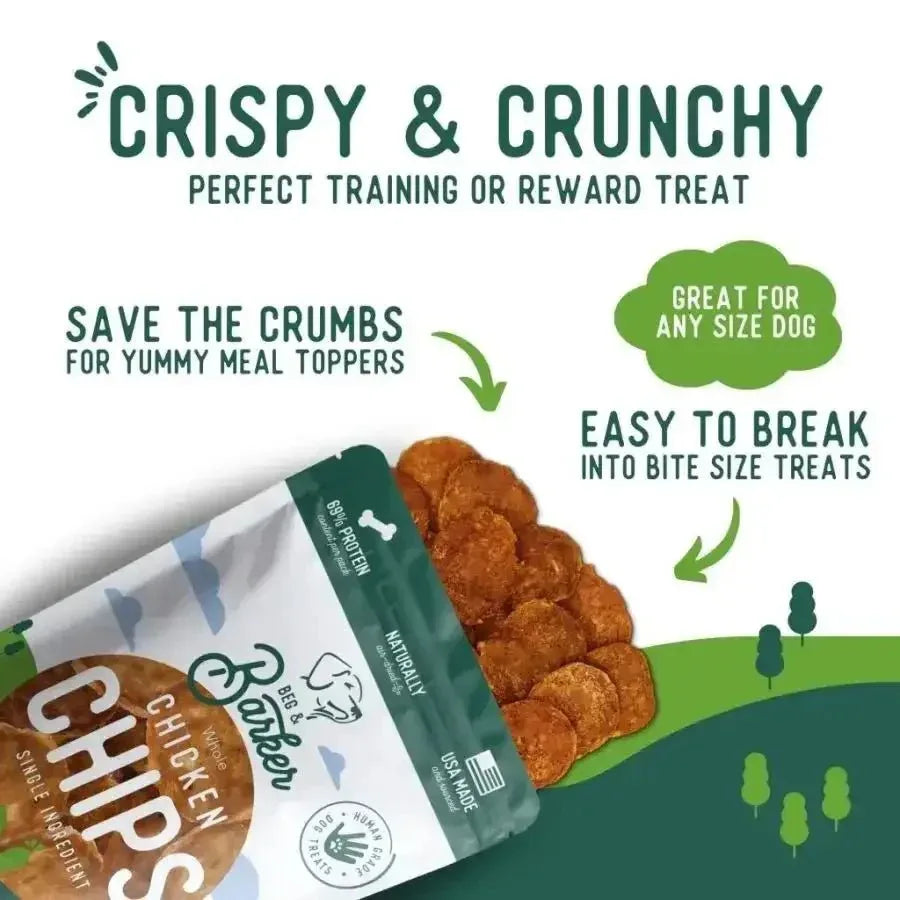Beg & Barker Whole Chicken Chips Dog Treats - Talis Us