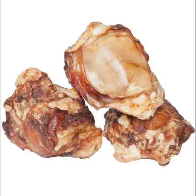 Best Buy Bones smoked beef knee cap dog treat for dogs, featuring a natural meaty texture and rich flavor