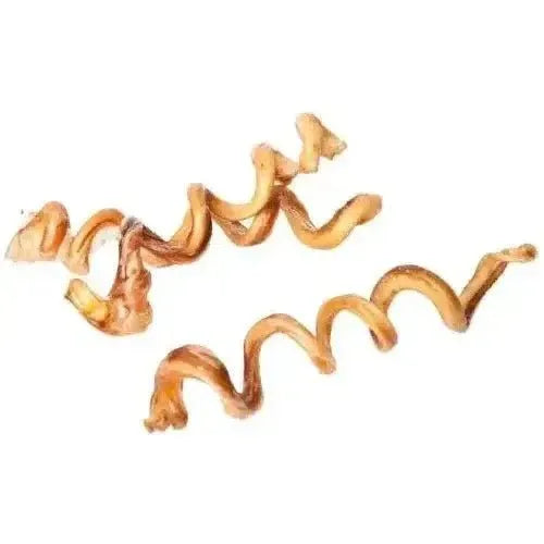 Best Buy Bones USA Jumbo Pizzle Swizzle CorkScrew Dog Treats 9" / 12 ct - Talis Us