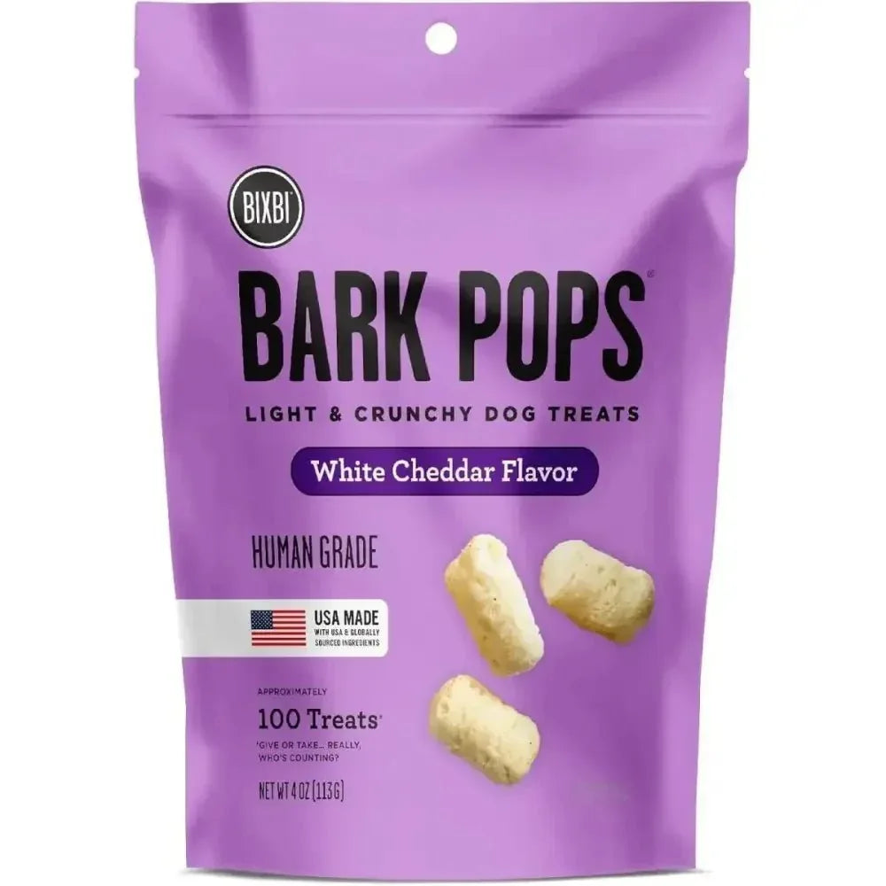 BIXBI Bark Pops Light & Crunchy Dog Treats 4oz. - Talis Us
