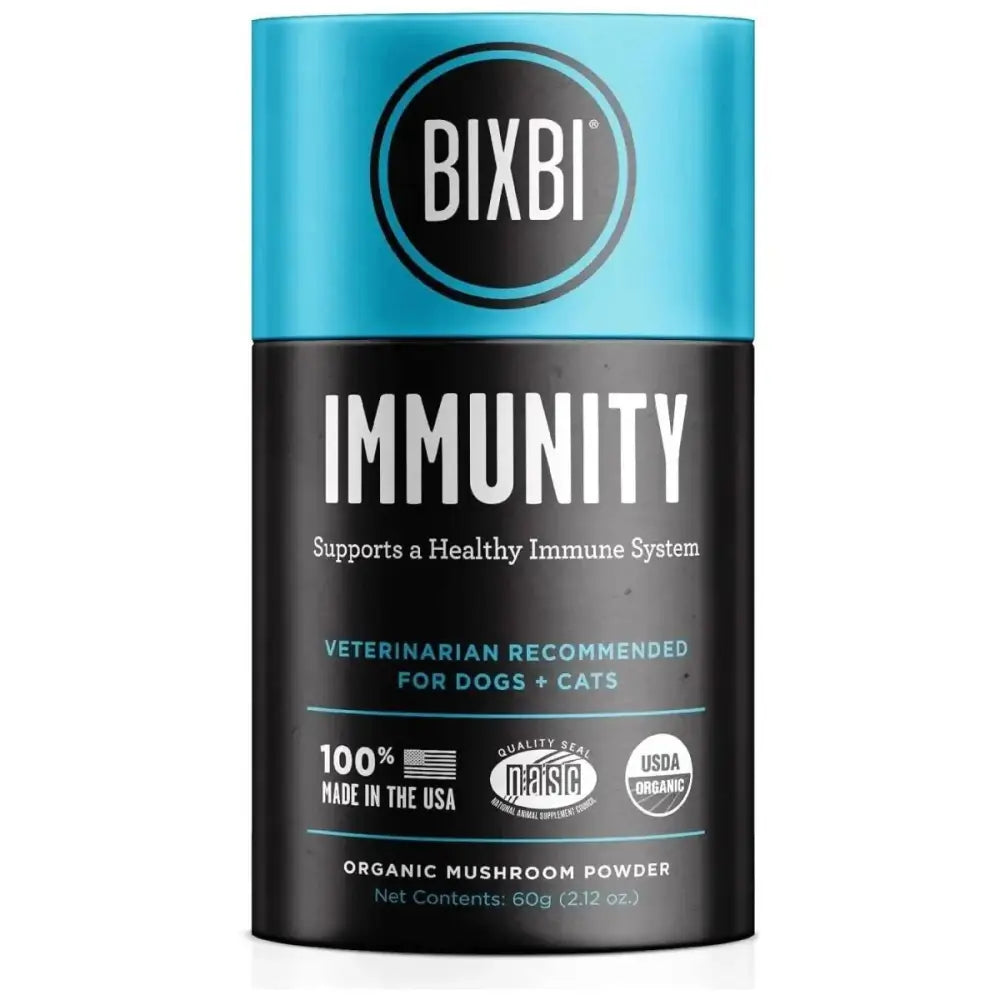 BIXBI Immunity Pet Superfood Daily Mushroom Powder Supplement for Dogs & Cats 2.12oz - Talis Us