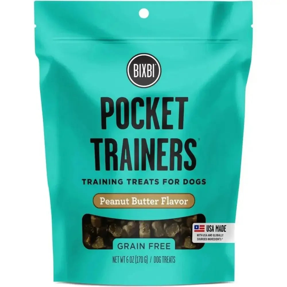 BIXBI Pocket Trainers Grain - Free Dog Treats 6oz. - Talis Us