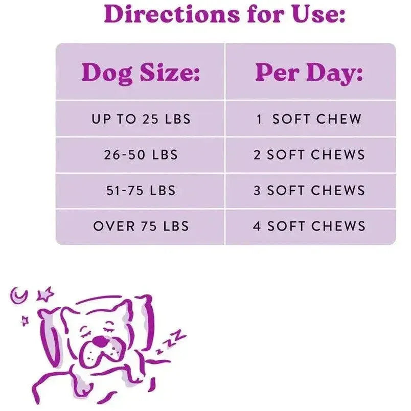 Bocce's Bakery Calming 60 Count Soft Chew Dog Supplements - Talis Us
