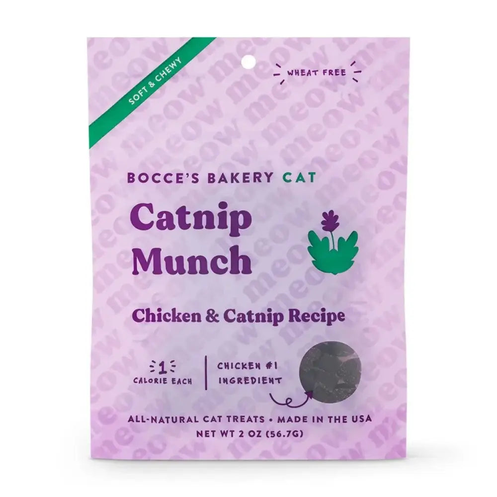 Bocce's Bakery Catnip Munch 2oz Soft & Chewy Cat Treats - Talis Us