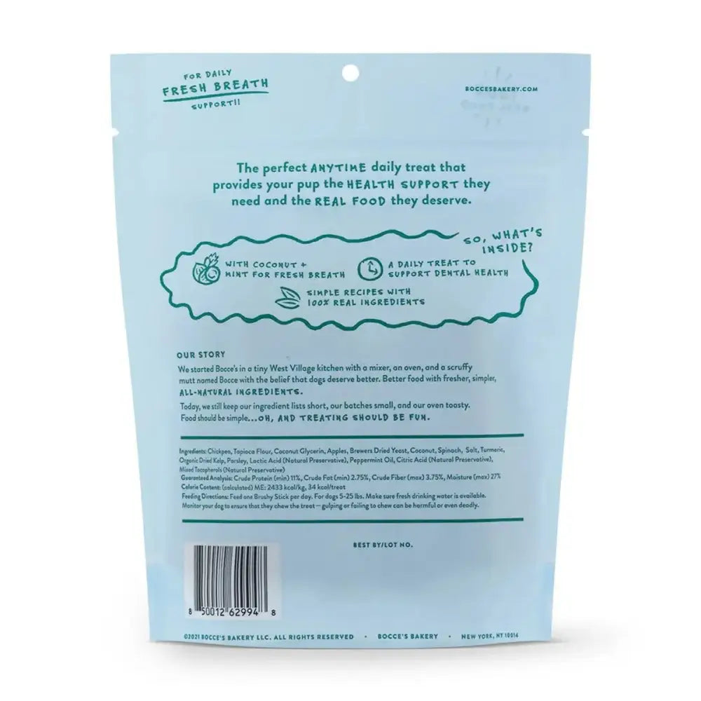 Bocce's Bakery Dailies 13oz Brushy Sticks Small Dog Dental Treats - Talis Us