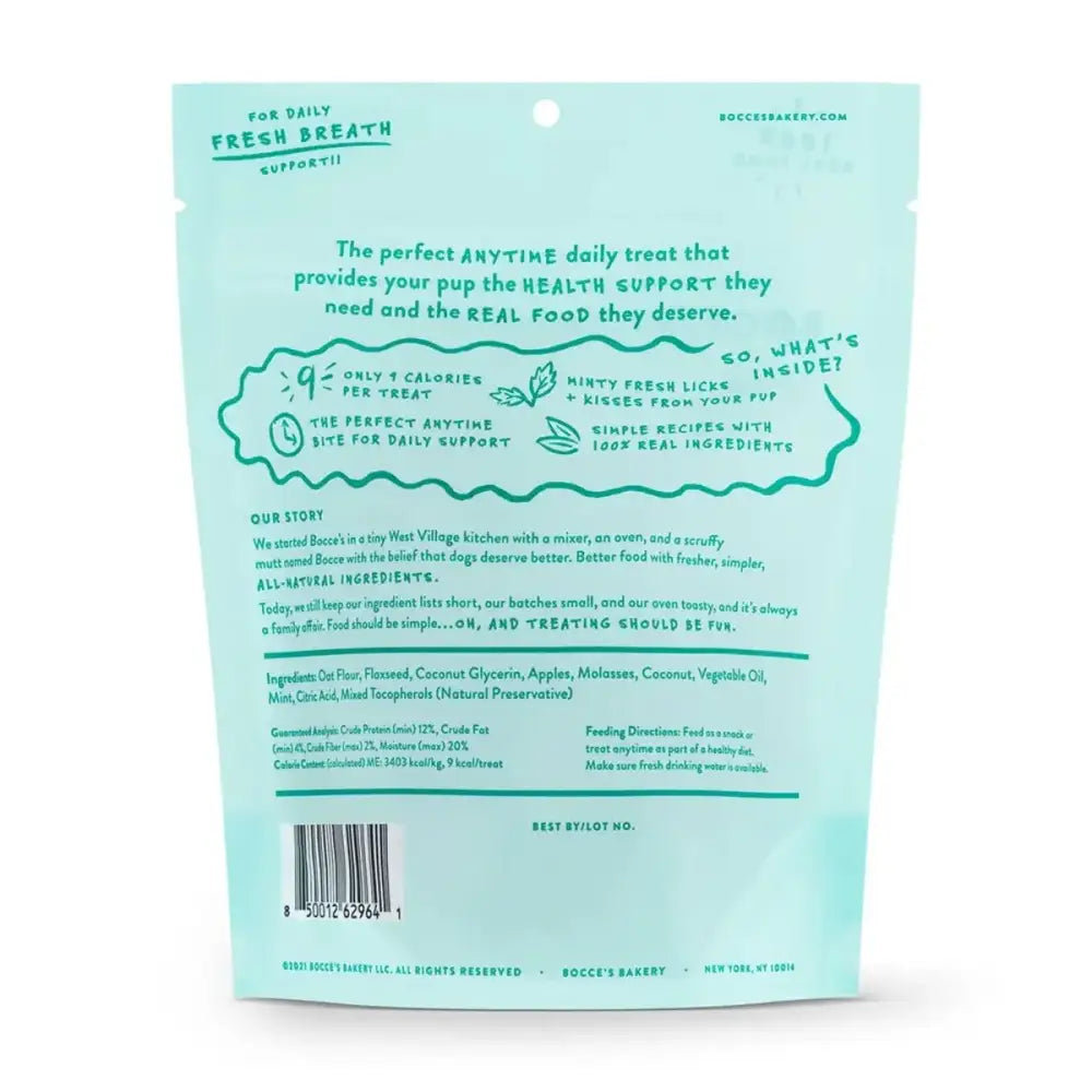 Bocce's Bakery Dailies Brushy Bites 6oz Soft & Chewy Dog Treats - Talis Us