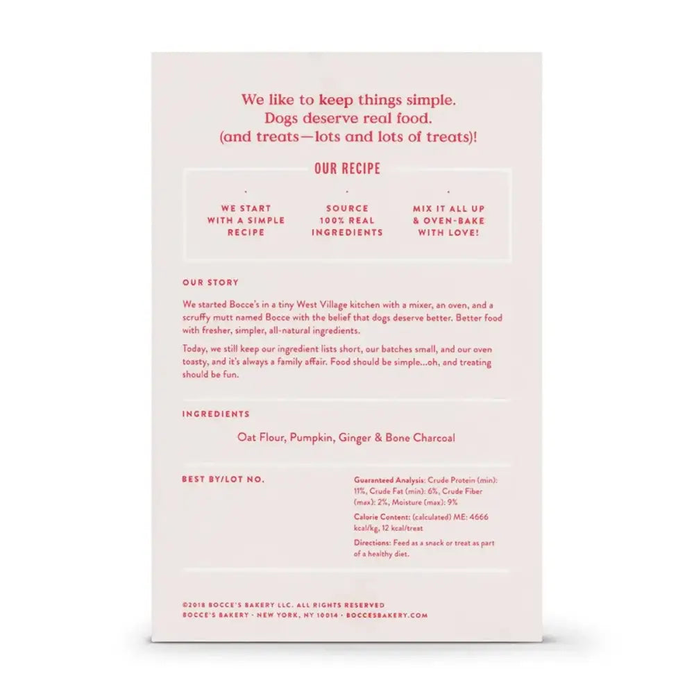 Bocce's Bakery Daily Support Belly 12oz Functional Biscuit Boxes Dog Treats - Talis Us