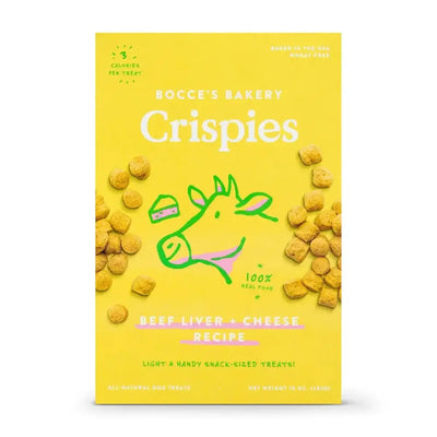 Bocce's Bakery Liver + Cheese 10oz Crispies Dog Treats - Talis Us