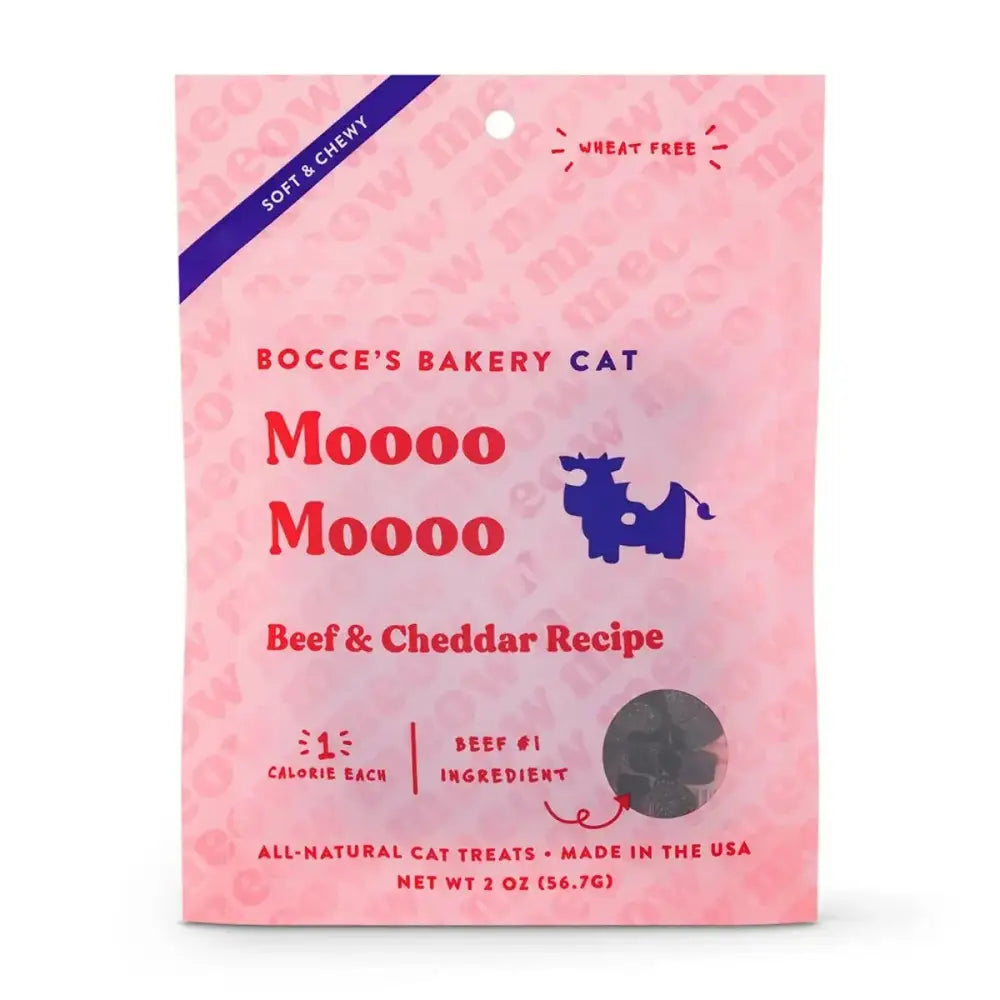 Bocce's Bakery Moooo Moooo 2oz Soft & Chewy Cat Treats - Talis Us
