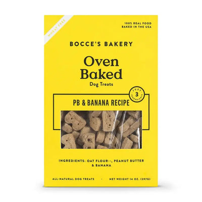 Bocce's Bakery PB + Banana 14oz Biscuit Boxes Dog Treats - Talis Us