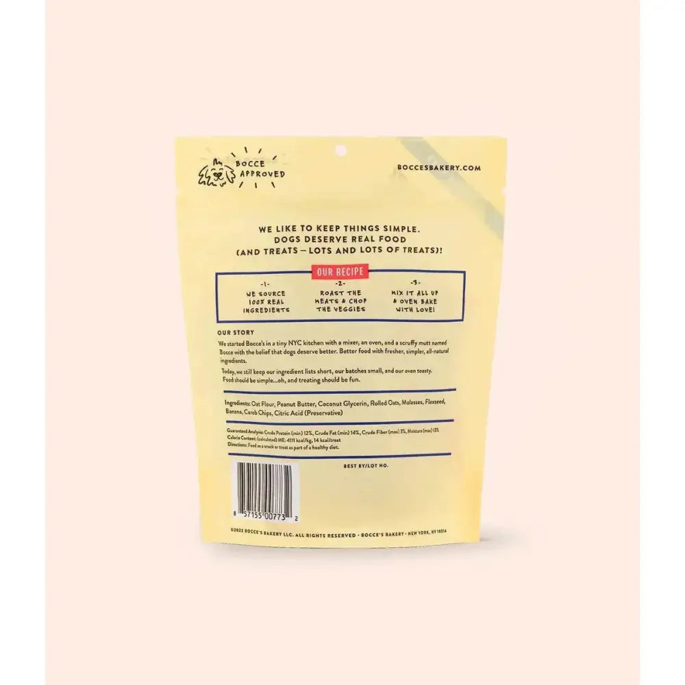 Bocce's Bakery PB - Banana Chip 6oz Soft & Chewy Dog Treats - Talis Us