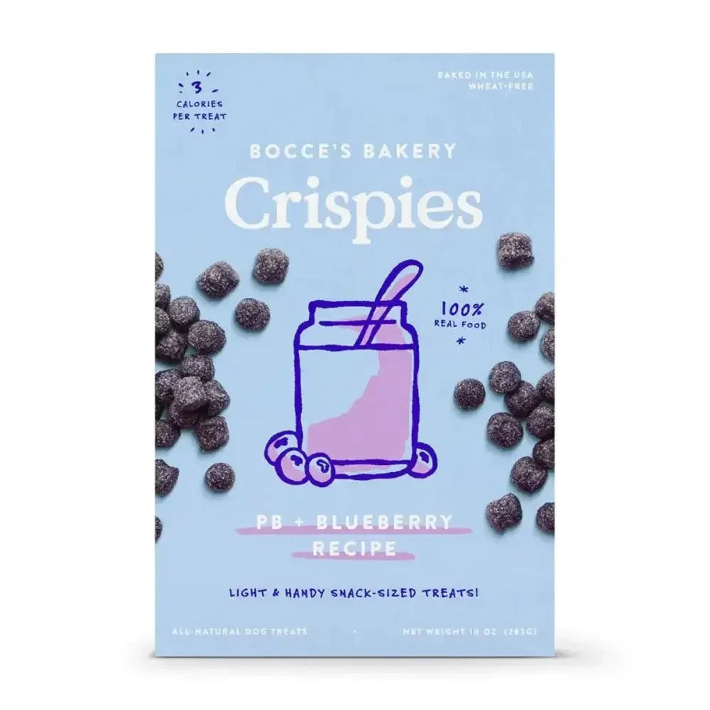 Bocce's Bakery PB + Blueberry 10oz Crispies Dog Treats - Talis Us