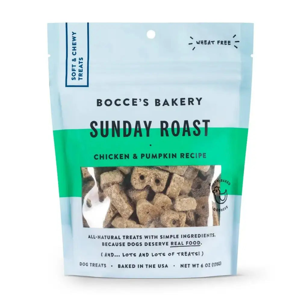 Bocce's Bakery Sunday Roast 6oz Soft & Chewy Dog Treats - Talis Us
