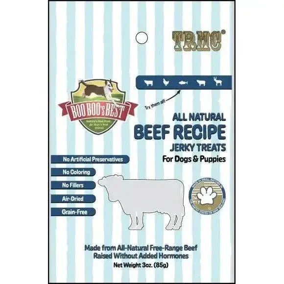 Boo Boo's Best Beef Jerky Dog Treats 3oz - Talis Us